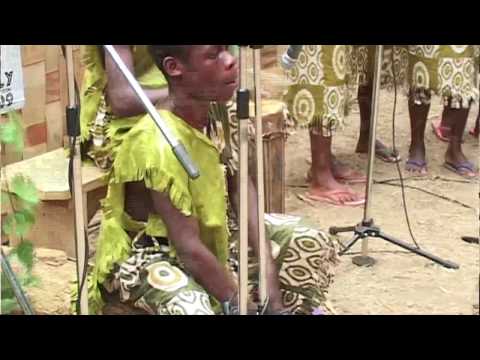 Baka Pygmies dancing the Bwambwa – Under the Volcano Festival
